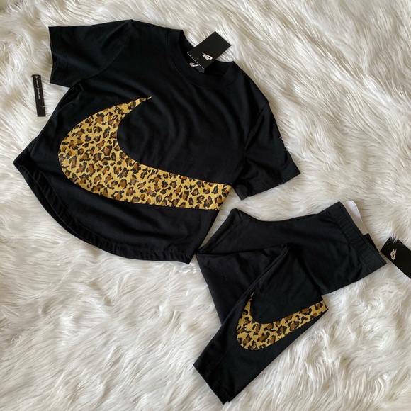 NIKE leopard print swoosh set - Picture 2 of 5